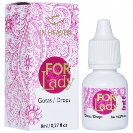 Excitante Feminino For Lady In Heaven Intt Gotas Quentes 8ml