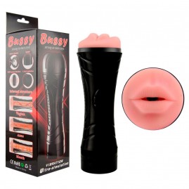 Masturbador Bussy  Boca Vibration Lanterna Flash Light