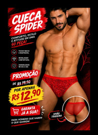 Cueca Homem Aranha