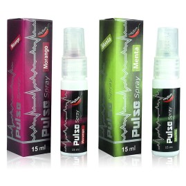 Pulse Spray Excitante e Eletrizante Beijvel Morango 15ml