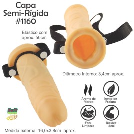Capa Semi-Rgida 16X3,8cm ST1160 c/ Elstico Oca
