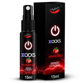Xocks Spray Excitante e Eletrizante Morango 15ml