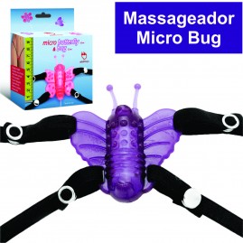 Vibrador Feminino Tipo Borboleta Micro Bug 