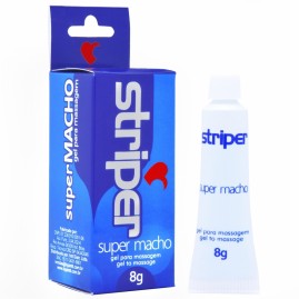 Super Macho Striper Gel Excitante Masculino 8g